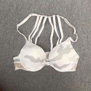 VS Pink Camo Push up Bra 32A